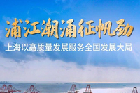 浦江潮涌征帆劲